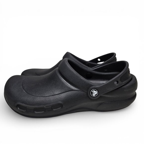 Crocs Work Bistro Clogs Unisex Black Slip Resistant Chef Professional M9 W11 main image 7